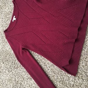Maroon sweater